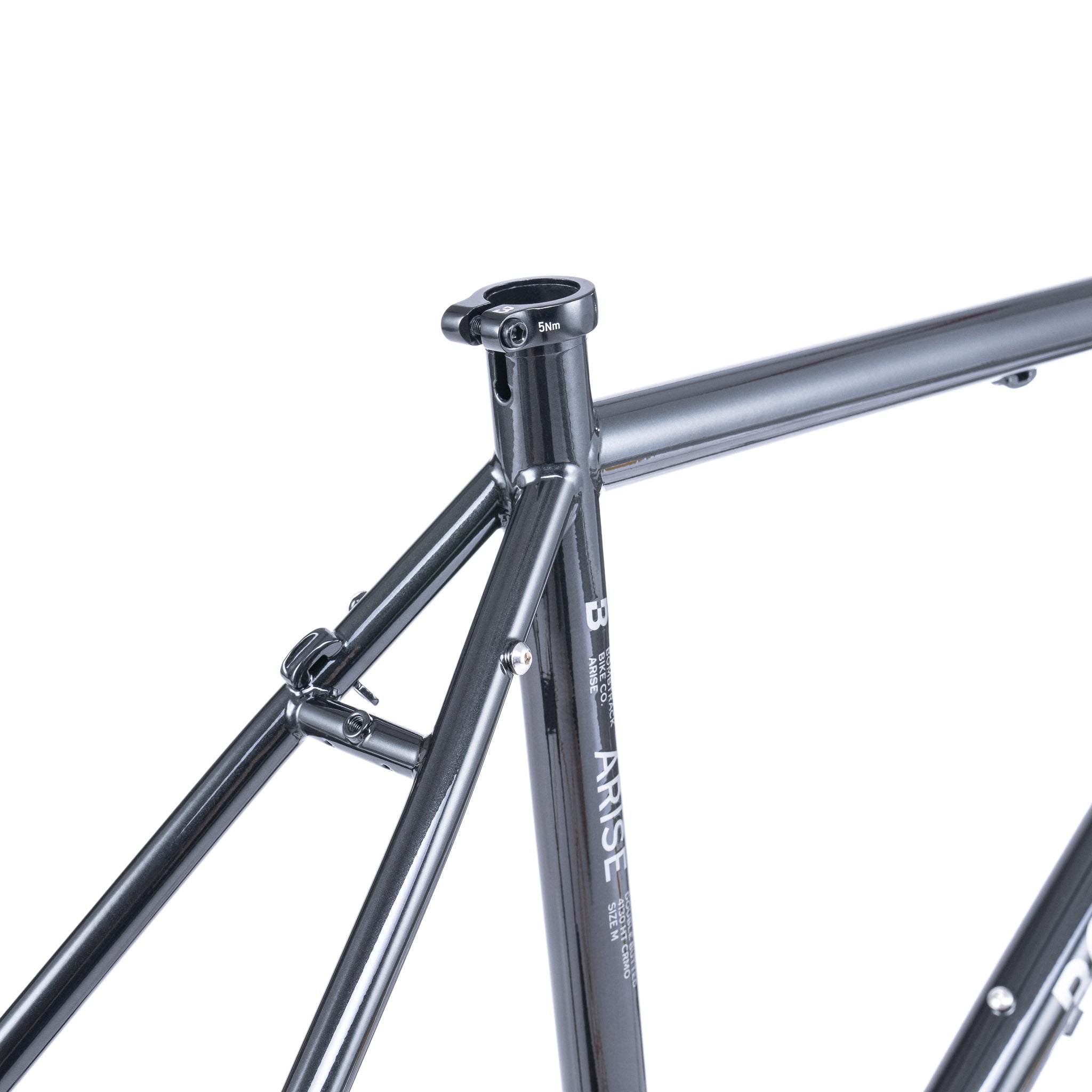 bombtrack-arise-rahmenset-metallic-schwarz-stahlrahmen-mit-gabel-und-steckachsen image 5